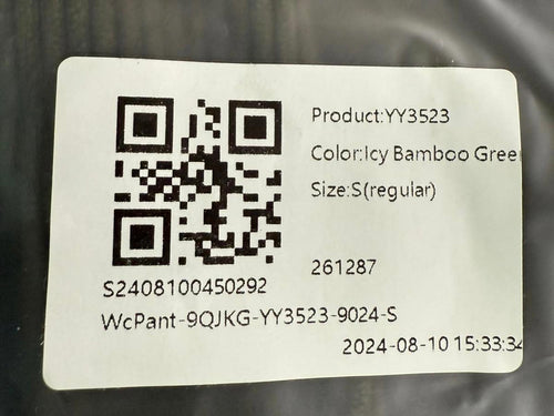 NWT Halara Mid Rise Zipper Pocket Corduroy Casual Pants Bamboo Green Size Small