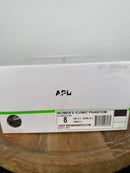 NIB APL Women's Deep Brown White Cow Iconic Phantom Sneakers Size 8