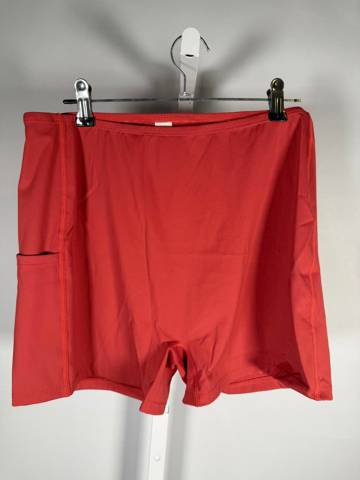 NWT Halara Breezeful High Low 2-Piece Pocket Midi Casual Dress Kapok Red L