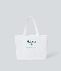 NWT Halara Letter Print Casual Canvas Tote Bag