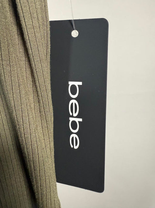 Bebe Rib T Shirt Maxi Dress Size S NWT