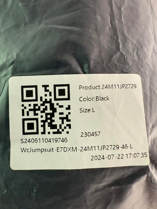 NWT Halara Jumpsuit Black Size Large