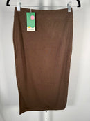 NWT Halara Ribbed High Waisted Bodycon Midi Casual Skirt Size Small