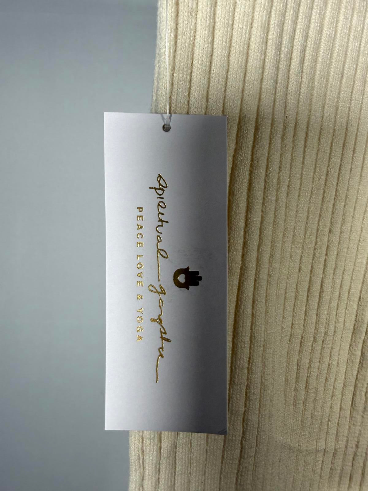 NWT Spiritual Gangster Victoria Rib Pants Birch Size M