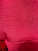 NWT Mac Duggal Apparel  Candy Pink Rhinestone Strap Satin Mini Dress Size 2