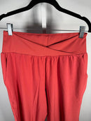 NWT Halara Breezeful High Waisted Side Pocket Split Resort Pants Kapok Red M
