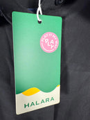 NWT Halara Sleeveless Curved Hem Mini Work Shirt Dress, Black Size - Small