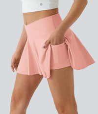 NWT Halara Softlyzero Airy Comfy High Waisted 2-in-1 Tennis Skirt-UPF50+ Size XS