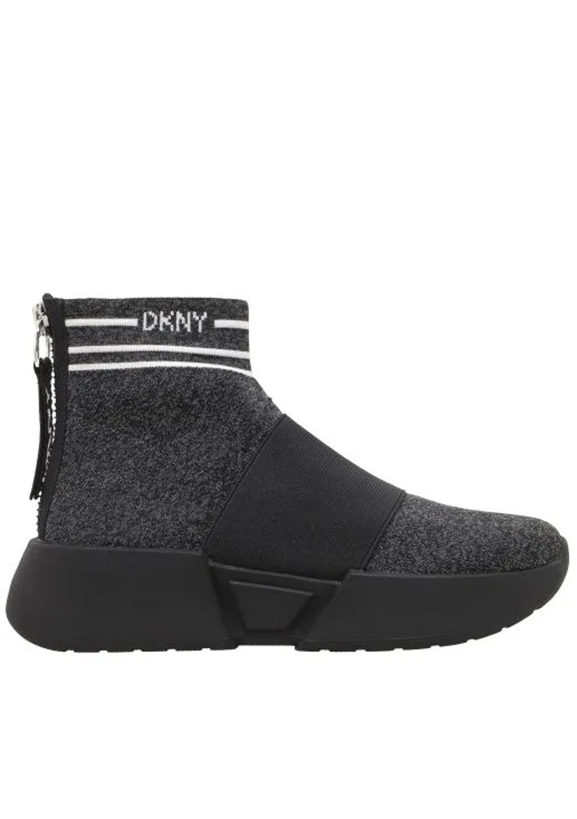 DKNY Marini Women's Black Grey Sneakers US Size 10 / EU 41 NWB