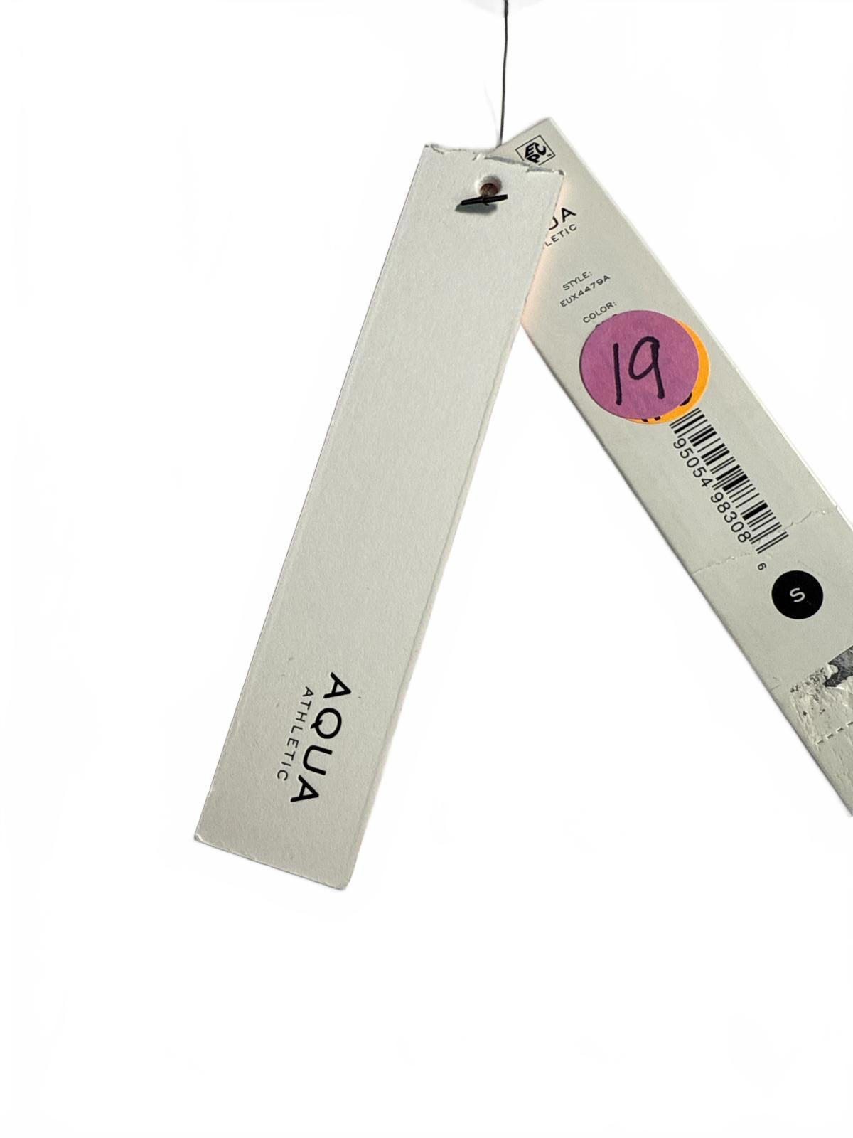 Aqua Women's Colorblock Racerback Sports Bra - S