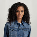 NWT G-Star RAW Arc 3D Denim Jacket Women’s Faded Santorini Stretch - Large