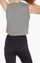 NWT Spiritual Gangster Shady Palm Crawford Crop Cotton Graphic Tank, Size XL