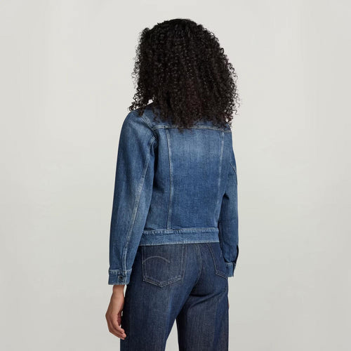 NWT G-Star RAW Arc 3D Denim Jacket Women’s Faded Santorini Stretch Size Medium