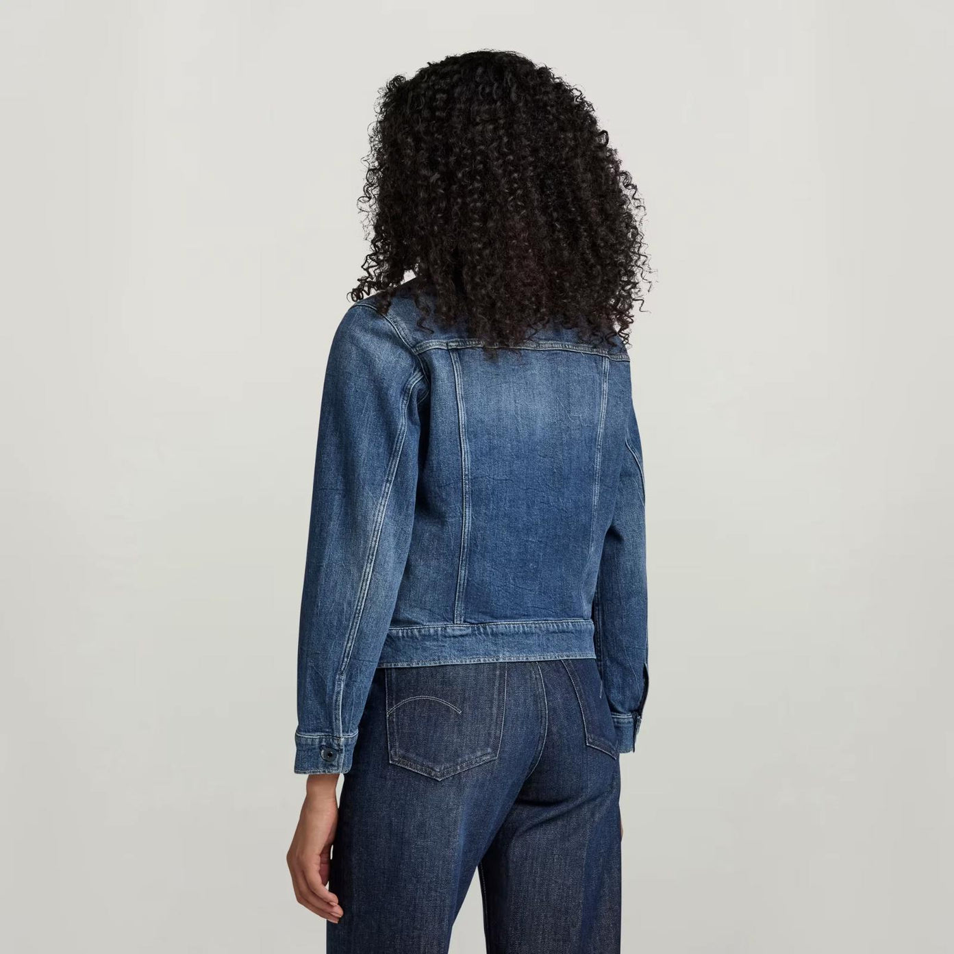 NWT G-Star RAW Arc 3D Denim Jacket Women’s Faded Santorini Stretch - Size Medium