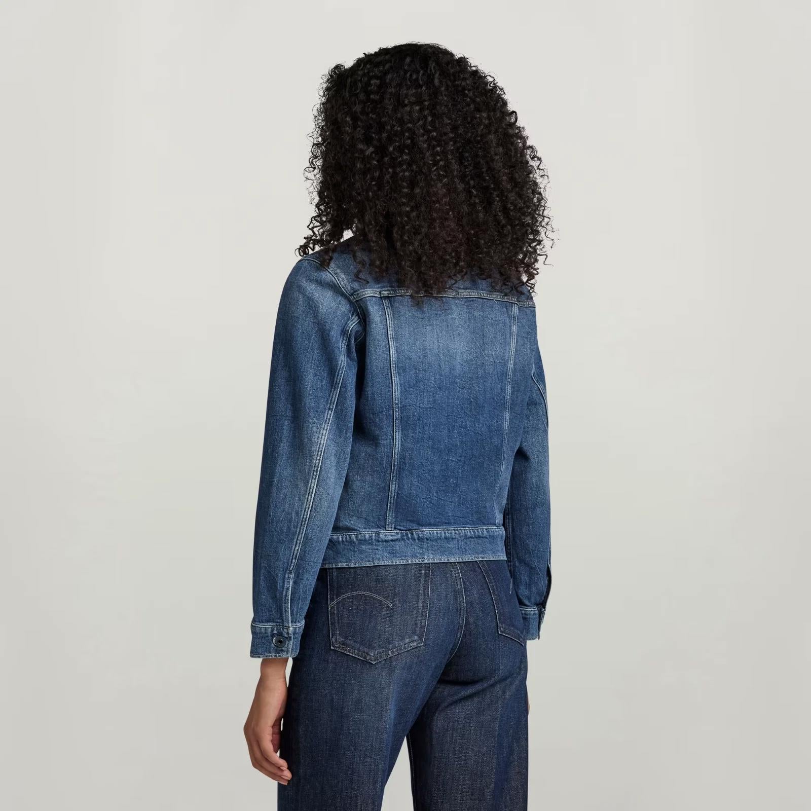 NWT G-Star RAW Arc 3D Denim Jacket Women’s Faded Santorini Stretch - Size XS