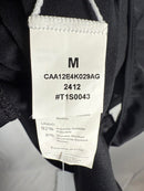 NWT Black Scoop Neck Crossback One-Piece Size M