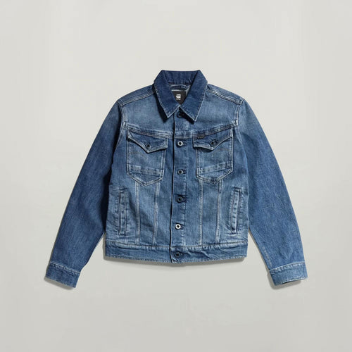 NWT G-Star RAW Arc 3D Denim Jacket Women’s Faded Santorini Stretch - Size Medium
