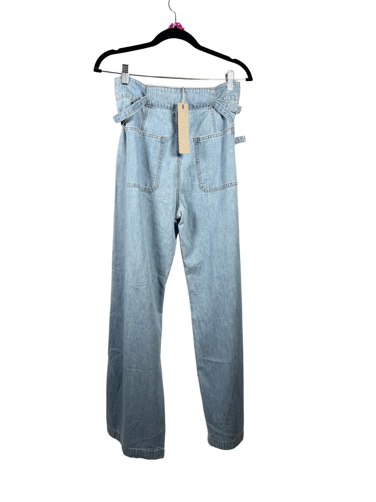 NWT Hudson Tie Waist Wide Leg Barefoot Trouser in First Class Size 28