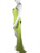 MAC DUGGAL Strapless Drape Bodycon Mini Dress Size 4