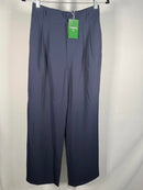 NWT Halara High Waisted Zipper Pocket Shirred Straight Leg Work Pants - Small