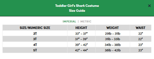 NWT Tipsy Elves Toddler Boy's Shark Costume Size 2T