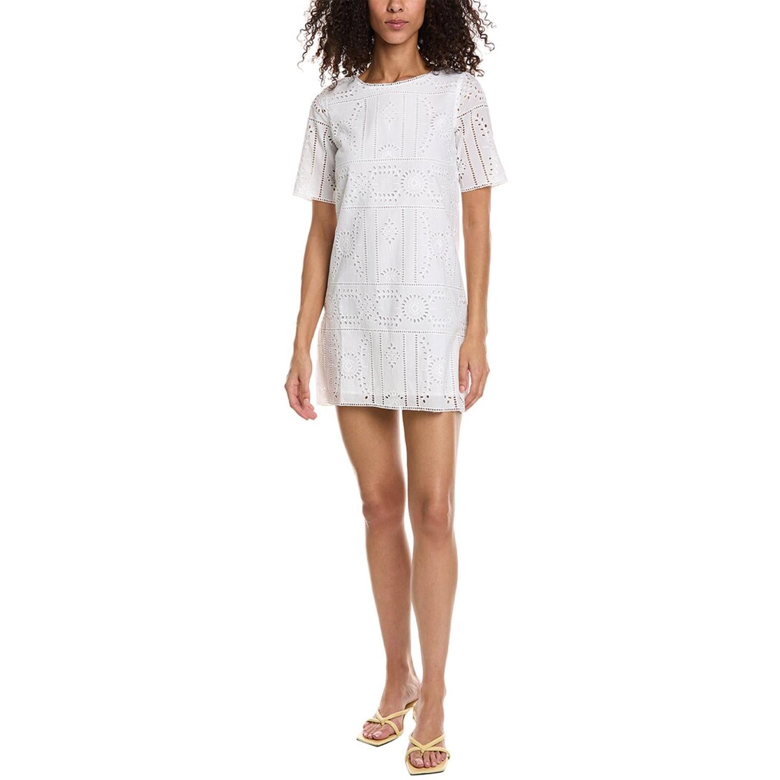 The Kooples Flower Embroidery Shift Dress US Size Small / FR 1 NWT $375