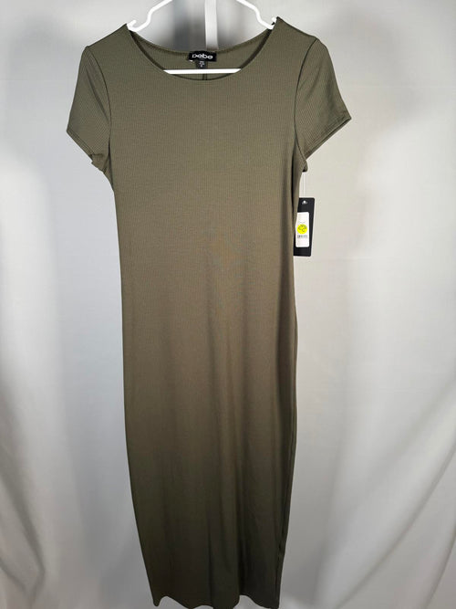 Bebe Rib T Shirt Maxi Dress Size S NWT