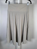 NWT Halara High Waisted Asymmetric Ruffle 2-in-1 Quick Dry Dance Skirt Gray S