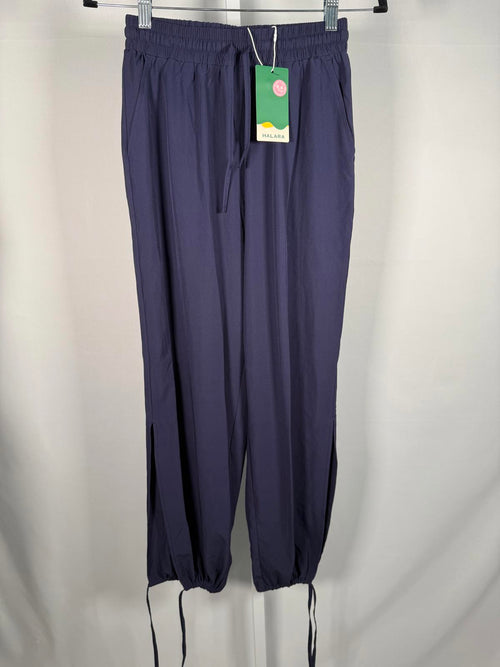 NWT Halara Breezeful High Waisted Drawstring Hem Quick Dry Casual Jogger Blue XS