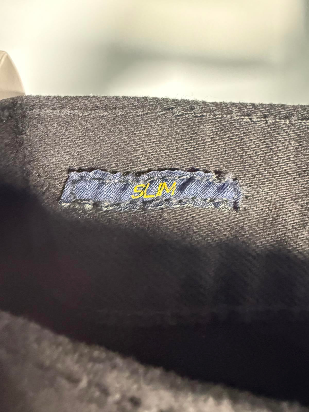 NWT Piombo Men's Black Jeans Slim Size US 30 (IT 44)