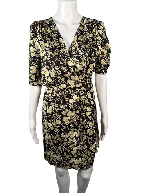 NWT The Kooples Twill Flowers Dress US Size Medium $365 MRSP
