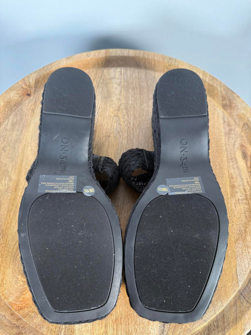 On 34th Women's Norina Woven Two Band Wedge Sandals Size 10 NWB