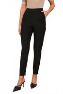 Lulus Kick It Black High-Waisted Trouser Pants - XL