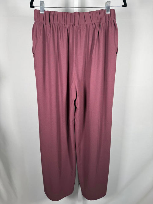 Halara Flex High Waisted Pocket Wide Leg Waffle Work Pants- M