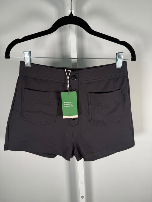 NWT Halara High Waisted Pockets Casual Shorts 2.5'' Black S