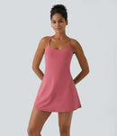 NWT Halara Softlyzero™ Plush Backless Active Dress-Easy Peezy Edition Size M