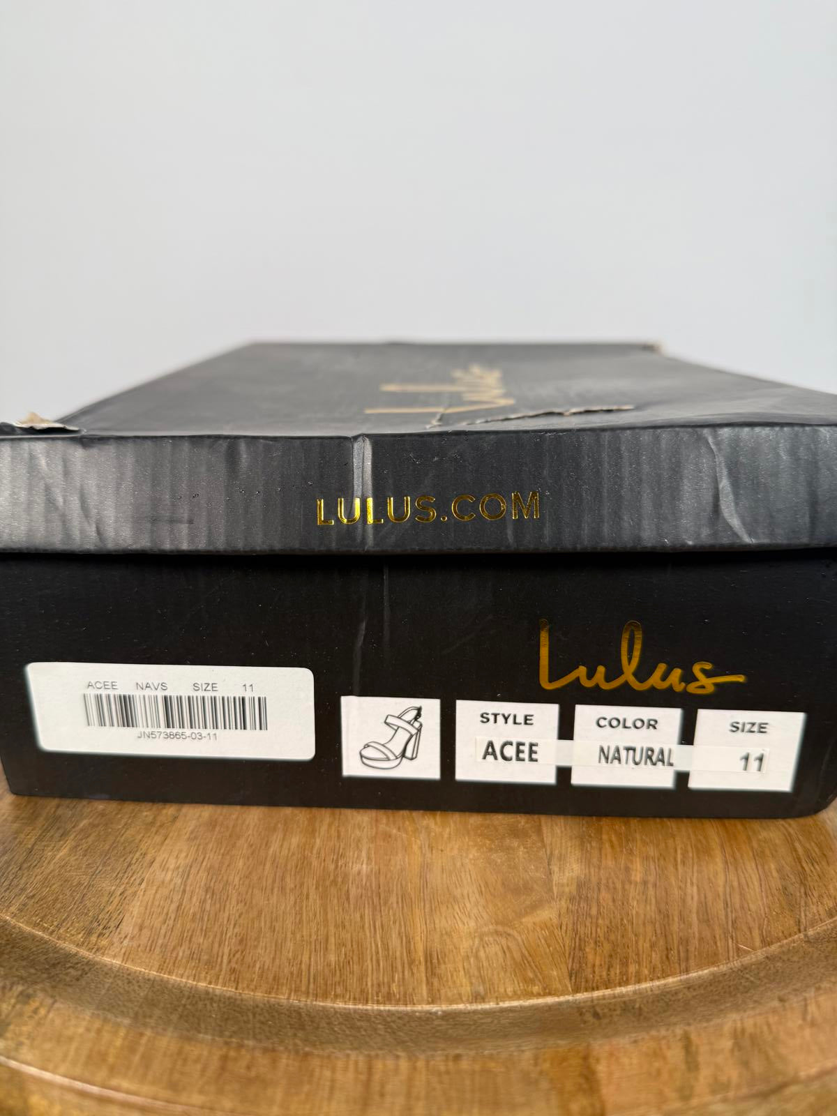 Lulus Acee Natural Suede Platform Heels - 11 NWB