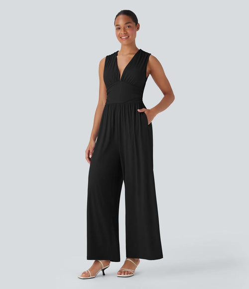 NWT Halara Jumpsuit Black Size Large