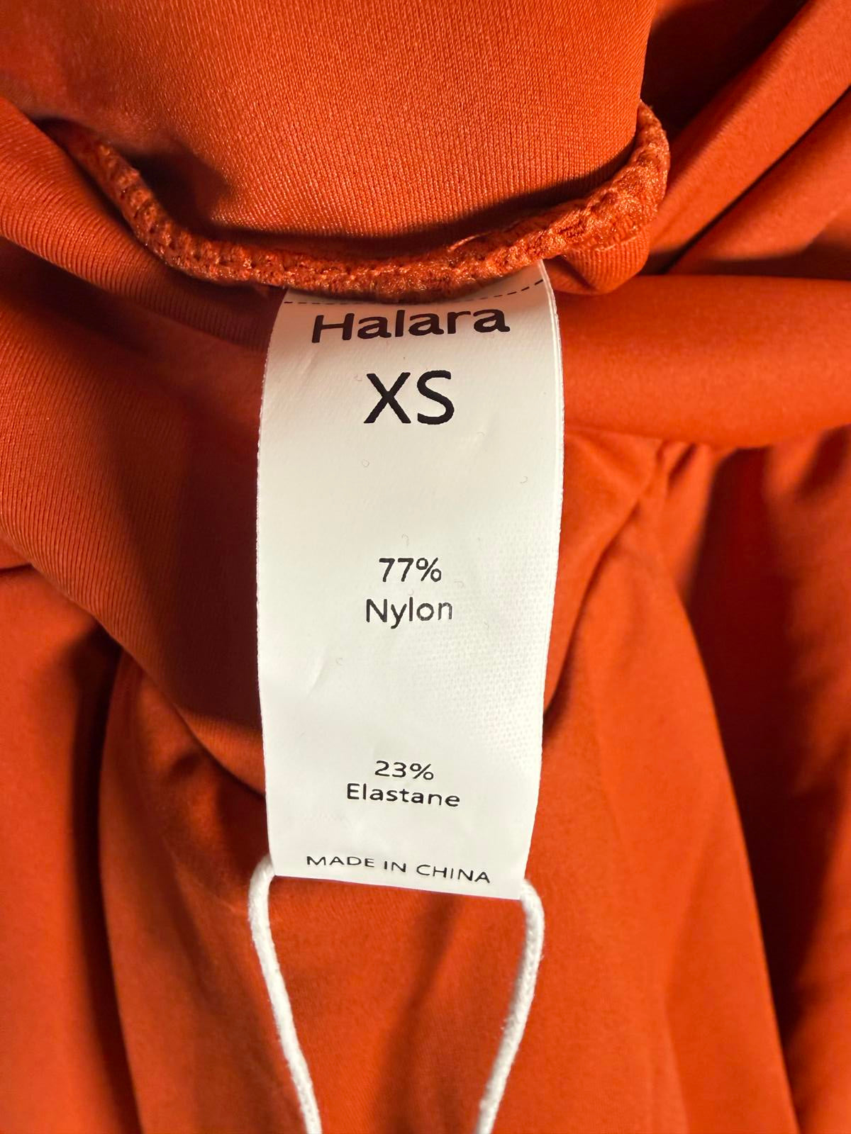 NWT Halara SoftlyZero High Waisted Crossover 2-in-1 Pocket Flare Tennis Skirt XS