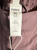 NWT Halara Flex™ High Waisted Zipper Pocket Shirred Straight Leg Work Pants XL