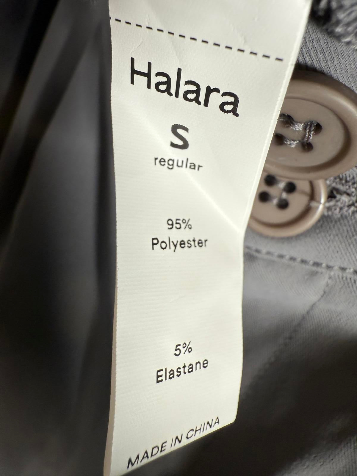 NWT Halara High Waisted Zipper Pocket Shirred Straight Leg Work Pants Size Small