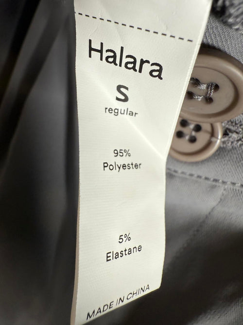 NWT Halara High Waisted Zipper Pocket Shirred Straight Leg Work Pants Size Small