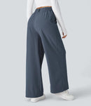 NWT Halara Flex™ High Waisted Pocket Wide Leg Waffle Work Pants Size Small