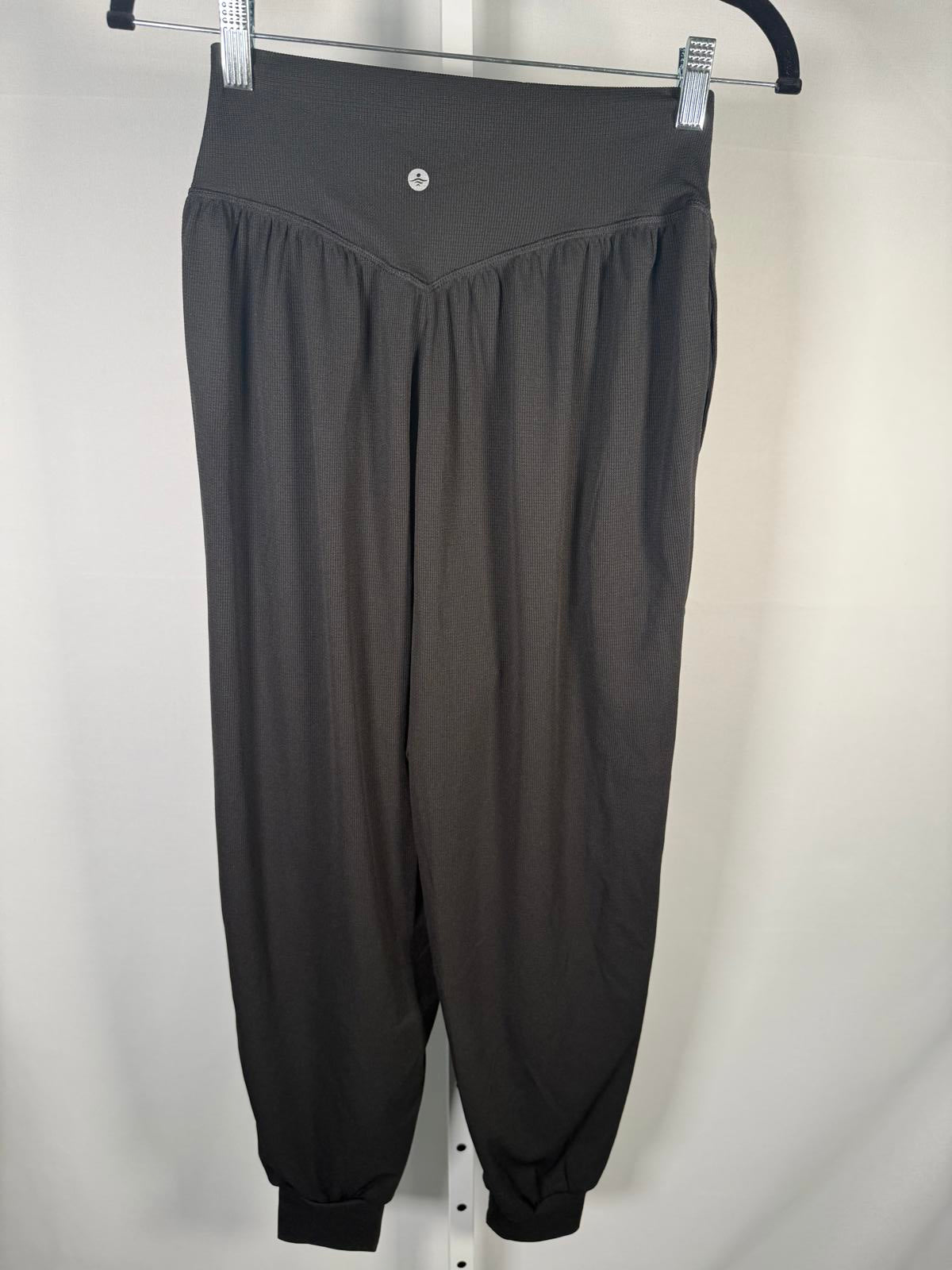 NWT Halara High Waisted Crossover Pocket Waffle Yoga Joggers Size XS