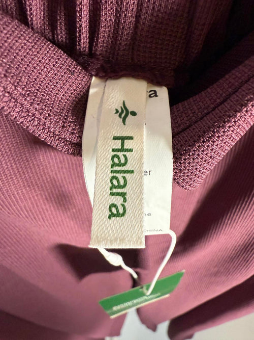 Halara Flex High Waisted Pocket Wide Leg Waffle Work Pants- M