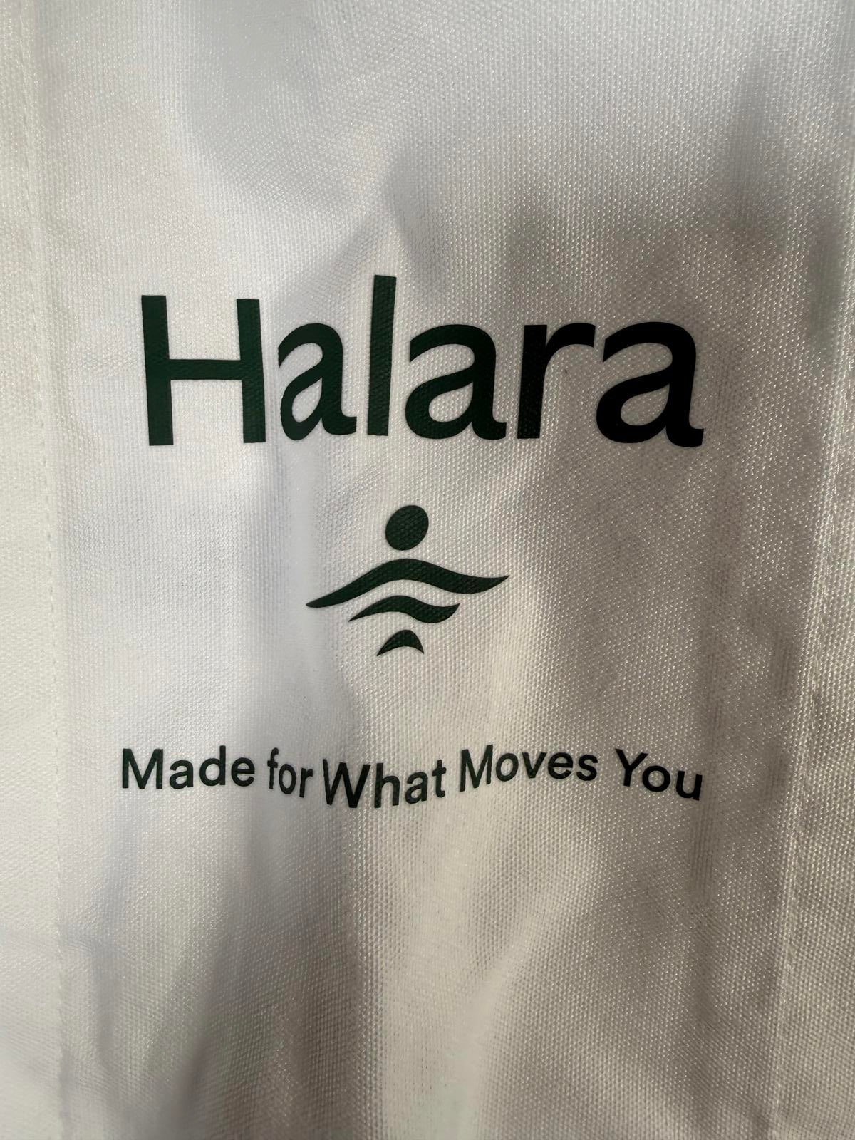 NWT Halara Letter Print Casual Canvas Tote Bag