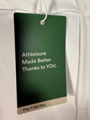 NWT Halara Flex™ Mid Rise Pocket Work White Pants Size Large