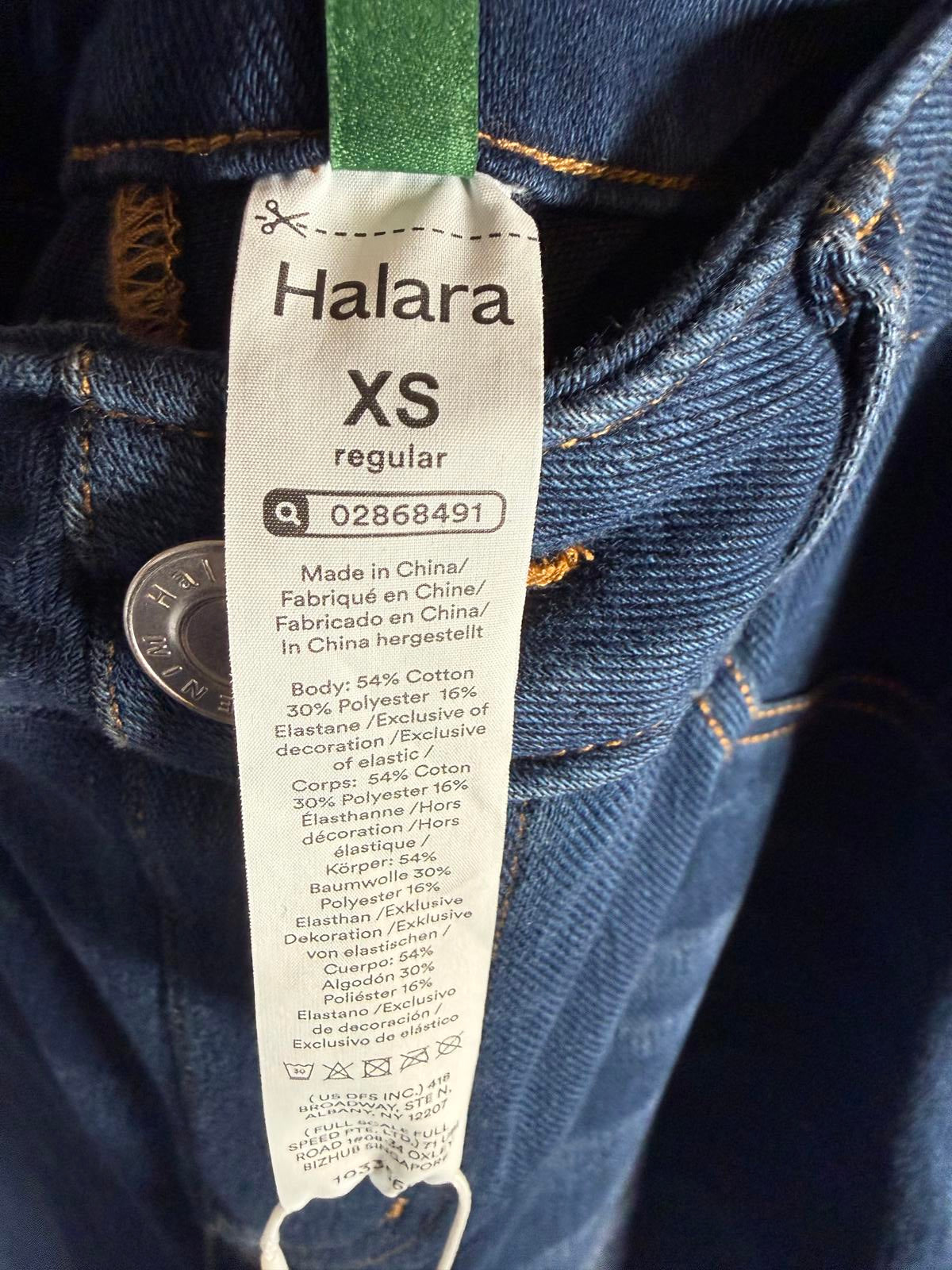 NWT Halara Flex High Waisted Tummy Control Butt Lifting Denim Bootcut XS