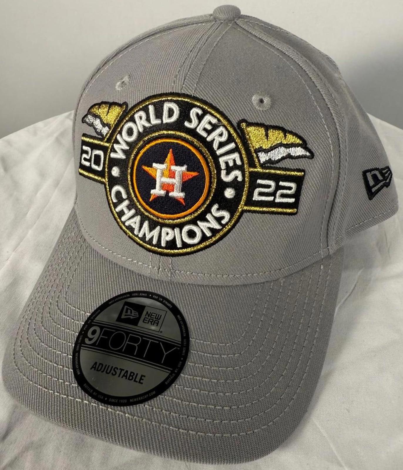 NWT New Era Houston Astros 2022 World Series Champions 9FORTY Adjustable Hat