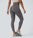 NWT Halara Seamless Flow High Waisted Booty Scrunch Leggings Size Medium 7/8